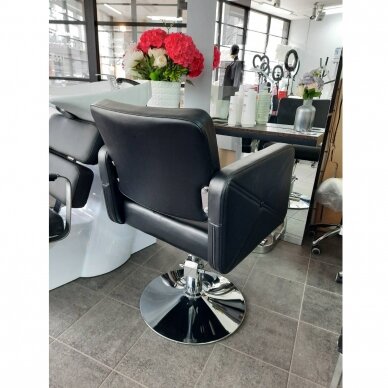 Professional hairdressing chair HAIR SYSTEM HS99, black color 7