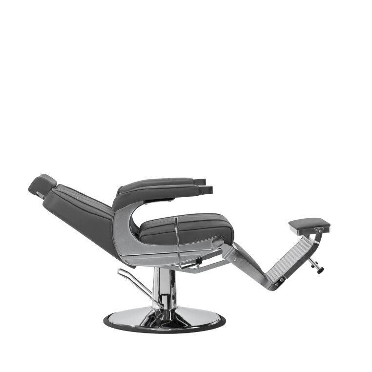 HAIR SYSTEM profesionali barberio kėdė kirpykloms ir grožio salonams BM88066, pilkos spalvos 2