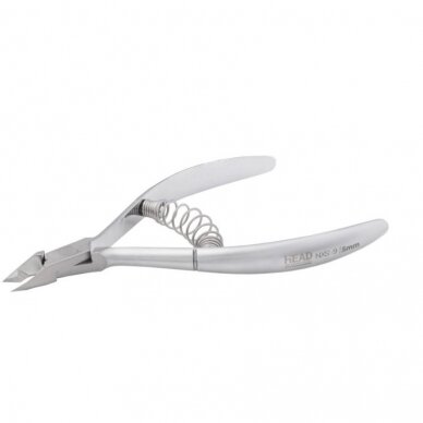 HEAD BEAUTY Professional cuticle nippers X-line 9 (spiral spring), L-115mm, blades 5 mm 2