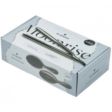 HH SIMONSEN plaukų tiesintuvo ir Gloss Brush šepečio rinkinys TRUE DIVINITY MK2 LIMITED EDITION SILVER 1