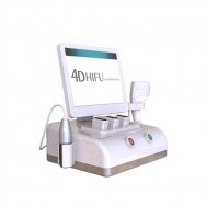 HIFU focused 4D ultrasound machine for face and body, 2 nozzles, 11 cartridges. Mobile version of the device