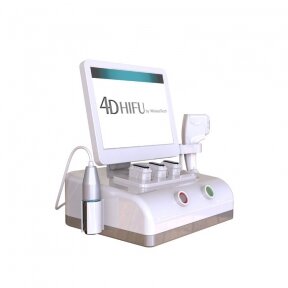 Аппарат УЗИ 4D HIFU для лица и тела, 2 насадки, 11 картриджей. Мобильная версия устройства