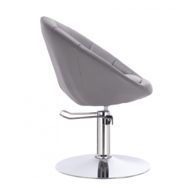 Professional hairdressing chair, gray color Professional hairdressing chair, gray color