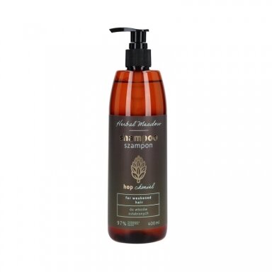 HISKIN HERBAL MEADOW SHAMPOO HOP шампунь для ослабленных волос с экстрактом хмеля, 400 мл HISKIN HERBAL MEADOW SHAMPOO HOP шампунь для ослабленных волос с экстрактом хмеля, 400 мл