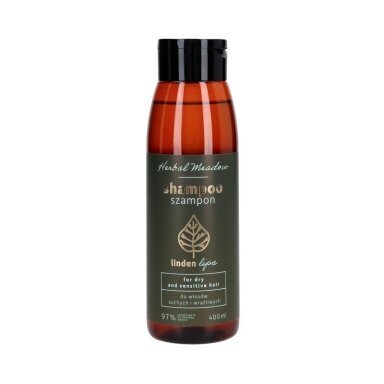 HISKIN HERBAL MEADOW SHAMPOO LINDEN TREE шампунь для сухих волос с экстрактом цветков липы, 400 мл HISKIN HERBAL MEADOW SHAMPOO LINDEN TREE шампунь для сухих волос с экстрактом цветков липы, 400 мл