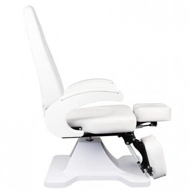 Professional hydraulic podiatric chair for pedicure procedures MOD 112, white color 2