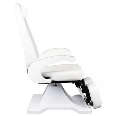 Professional hydraulic podiatric chair for pedicure procedures MOD 112, white color 3