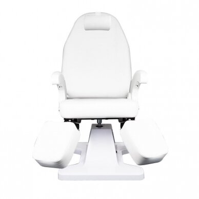 Professional hydraulic podiatric chair for pedicure procedures MOD 112, white color 5