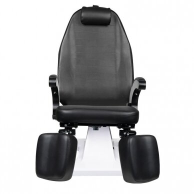 Профессиональное гидравлическое подологическое кресло для педикюра MOD 112, черного цвета 2