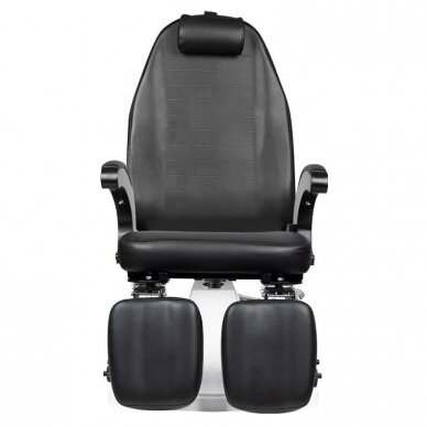 Профессиональное гидравлическое подологическое кресло для педикюра MOD 112, черного цвета 1