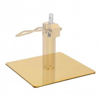 Square base for hairdressing chair L009, gold color 2