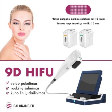HIFU fokusuotas 9D ultragarso aparatas veidui ir kūnui