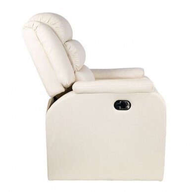 Профессиональное кресло SPA HILTON для процедур педикюра, кремового цвета 3