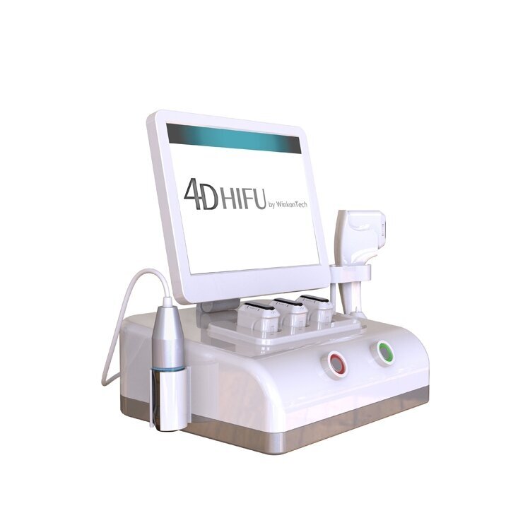 HIFU focused 4D ultrasound machine for face and body, 2 nozzles, 11 cartridges. Mobile version of the device 1 HIFU focused 4D ultrasound machine for face and body, 2 nozzles, 11 cartridges. Mobile version of the device 1