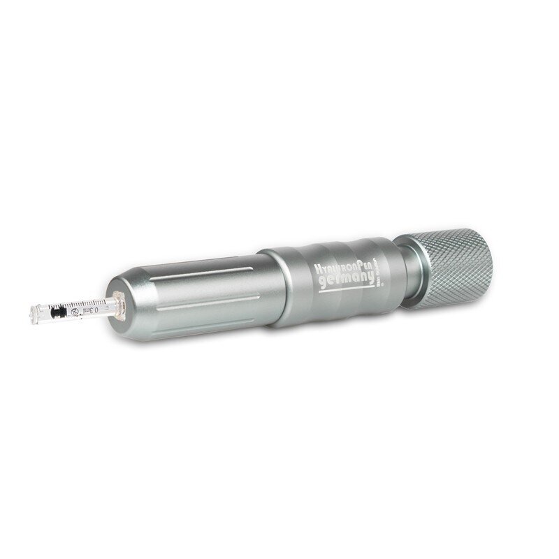 Hyaluron Pen Germany SILVER syringe for injection of hyaluronic acid (without needle) Hyaluron Pen Germany SILVER syringe for injection of hyaluronic acid (without needle)