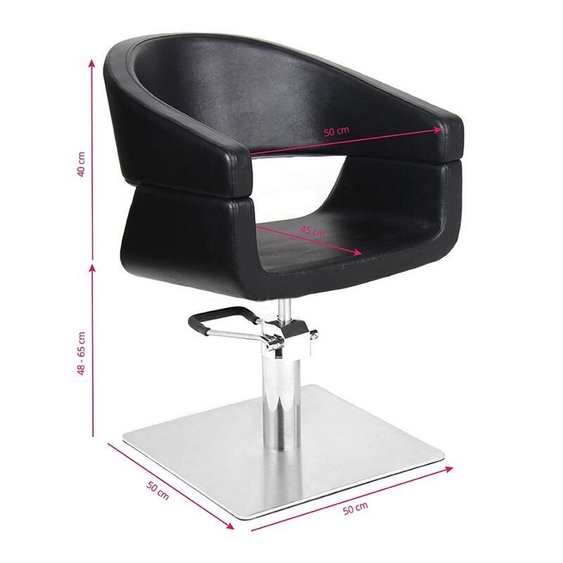 Professional barber chair GABBIANO 044, black color 3 Professional barber chair GABBIANO 044, black color 3