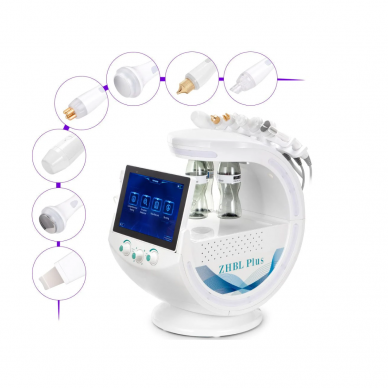 HYDRO SKIN PLUS profesionalus daugiafunkcinis veido priežiūros aparatas 7in1 + veido analizatorius NAUJAUSIA VERSIJA 1 HYDRO SKIN PLUS profesionalus daugiafunkcinis veido priežiūros aparatas 7in1 + veido analizatorius NAUJAUSIA VERSIJA 1