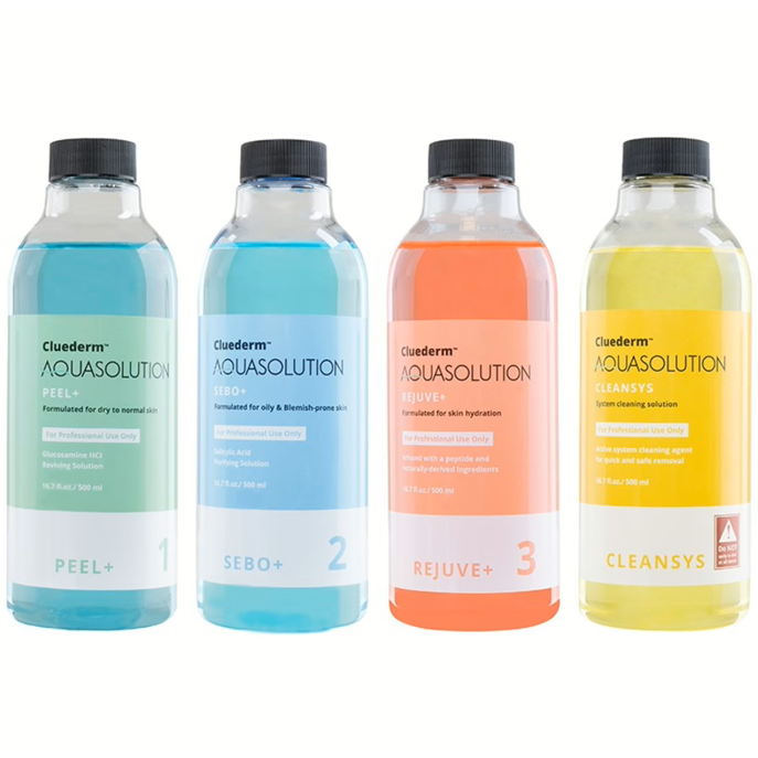 AQUASOLUTION AQUAPURE Набор процедурных растворов  для процедуры AQUA FACIAL 4 в 1