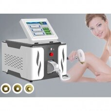 Diode hair removal laser 755+808+1064nm, 1 nozzle , white color