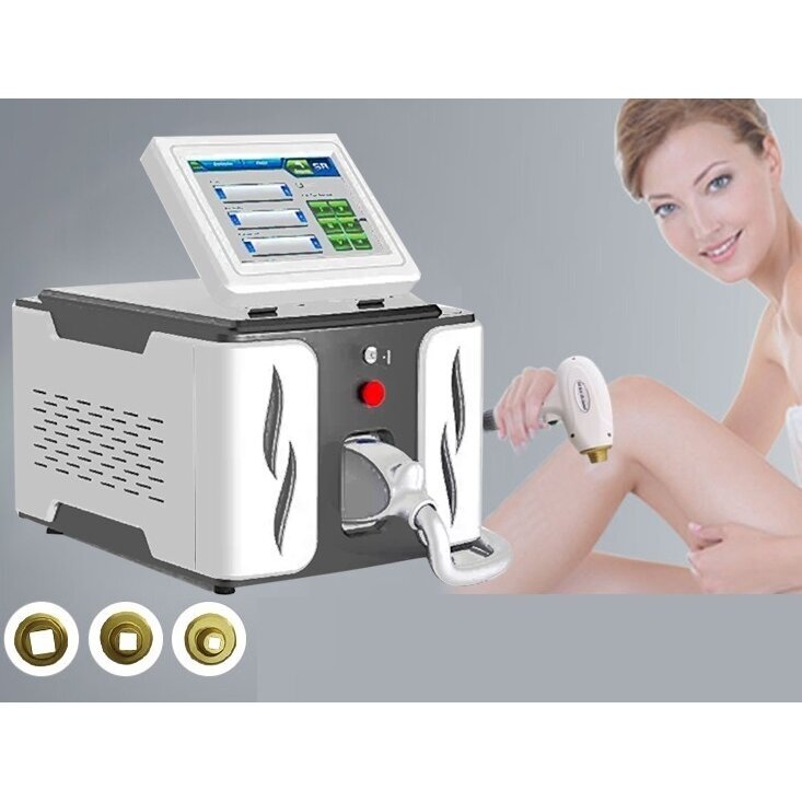Diode hair removal laser 755+808+1064nm, 1 nozzle , white color Diode hair removal laser 755+808+1064nm, 1 nozzle , white color