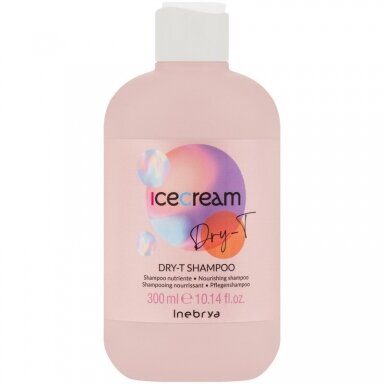INEBRYA ICE CREAM DRY-T питательный шампунь для сухих и поврежденных волос, 300 мл INEBRYA ICE CREAM DRY-T питательный шампунь для сухих и поврежденных волос, 300 мл