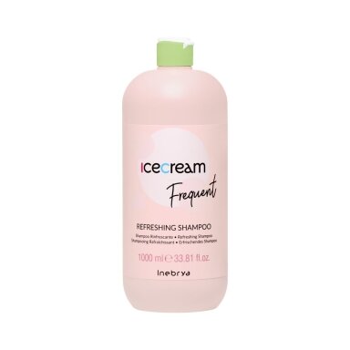 INEBRYA ICE CREAM FREQUENT REFRESHING gaivinamasis šampūnas plaukams ir galvos odai, 1000 ml