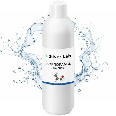 SILVER LAB isopropyl alcohol IPA 70 %, 1 l SILVER LAB isopropyl alcohol IPA 70 %, 1 l