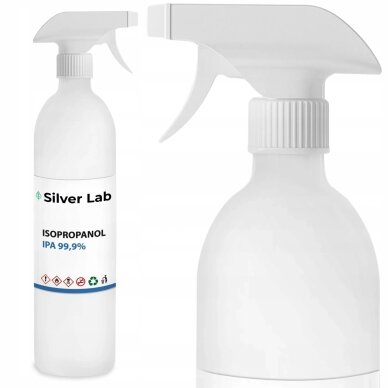 SILVER LAB изопропиловый спирт IPA 99,9 %, 1 л с распылителем SILVER LAB изопропиловый спирт IPA 99,9 %, 1 л с распылителем
