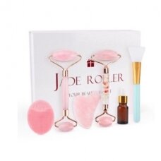 JADE ROLLER rose quartz roller set