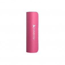 Коврик для йоги для тренировок NBR, 183х61х1см, розовый цвет