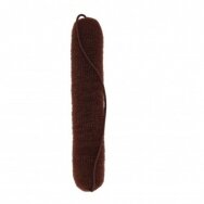LUSSONI flexible hair sponge for ponytail shaping BROWN, 230 mm