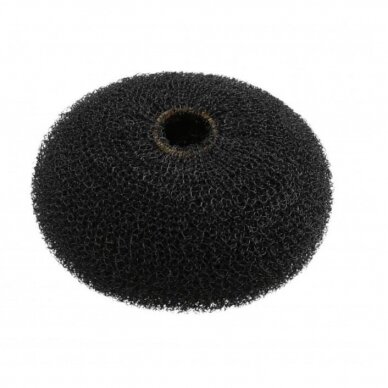 LUSSONI Round filler for hairstyles, black, Ø 90 mm. LUSSONI Round filler for hairstyles, black, Ø 90 mm.