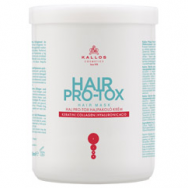KALLOS HAIR PRO-TOX MASK регенерирующая маска для сухих волос  с кератином, коллагеном и гиалуроновой кислотой, 1000 мл