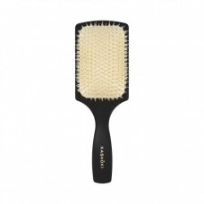 KASHOKI HAIR BRUSH PADDLE WITH WHITE BOAR BRISTLES hair comb with natural white boar bristles