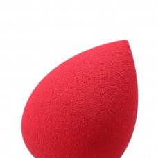 KASHOKI MU SPONGE RAINDROP MEDIUM RED Make-up sponge drop-shaped