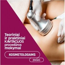Training for cosmetologists: RECORD of theoretical and practical training of the cavitation procedure