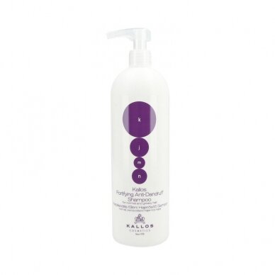 KALLOS KJMN Plaukus stiprinantis šampūnas nuo pleiskanų, 1000 ml.