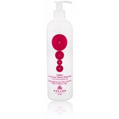 KALLOS Luminous Shine Shampoo šampūnas plaukų žvilgesiui, 1000 ml