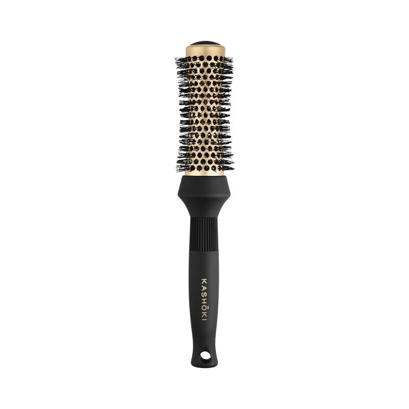 KASHOKI HR TIMELES BEAUTY smėlio laikrodžio formos plaukų formavimo šepetys 33mm KASHOKI HR TIMELES BEAUTY smėlio laikrodžio formos plaukų formavimo šepetys 33mm
