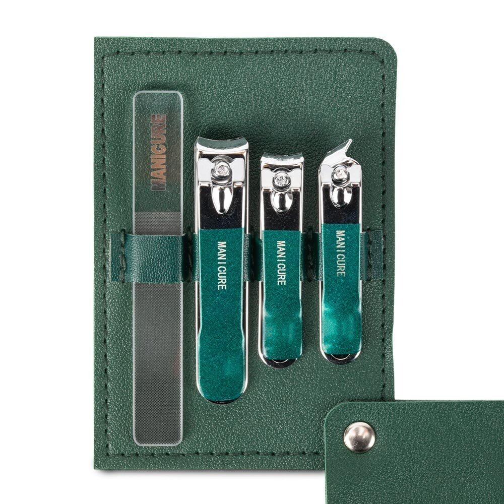 Travel manicure and pedicure tool set GREEN, 4 pcs 5 Travel manicure and pedicure tool set GREEN, 4 pcs 5