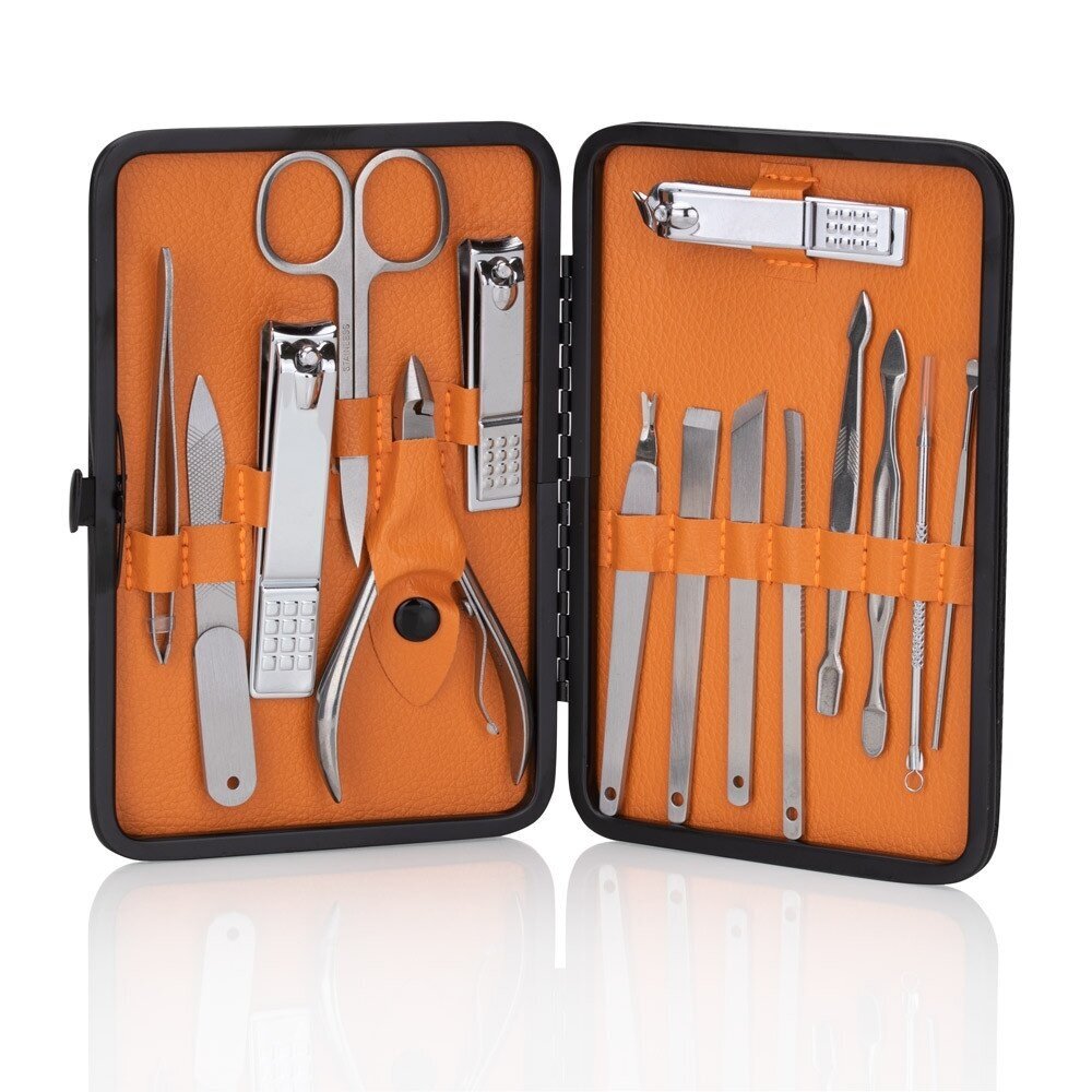 Set of tools for manicure, pedicure and facial procedures, 15 pcs Set of tools for manicure, pedicure and facial procedures, 15 pcs
