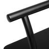 Hairdressing footstool for clients feet L005S, black color 2