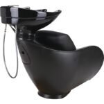 Professional hairdresser sink for beauty salons THOMAS-AYA, black color 1