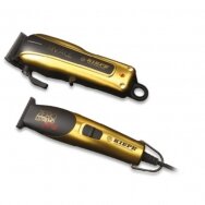 Профессиональный итальянский парикмахерский набор KIEPE GOLDEN COMBO машинка для стрижки + триммер