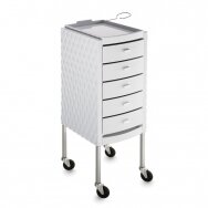 Professional hairdressing trolley DECORI, white color