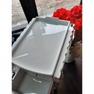Professional hairdressing trolley DECORI, white color