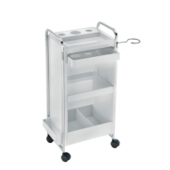 Professional hairdressing trolley NEW KROSS, white or black
