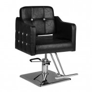 Профессиональное парикмахерское кресло HAIR SYSTEM SM362, черного цвета