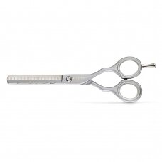 KIEPE профессиональные итальянские ножницы для филировки волос HALF BLADE - LUXURY SILVER-SILVER 5.5