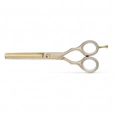 KIEPE профессиональные итальянские ножницы для филировки волос HALF BLADE - LUXURY GOLD-GOLD 5.5